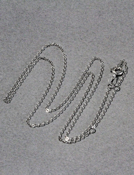 Double Extendable Piatto Chain in 14k White Gold (1.2mm) - Ellie Belle