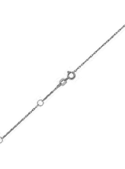 Double Extendable Rope Chain in 14k White Gold (1.3mm) - Ellie Belle