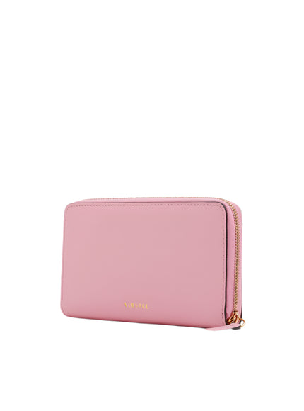 Versace Medusa Leather Zip-Around Wallet