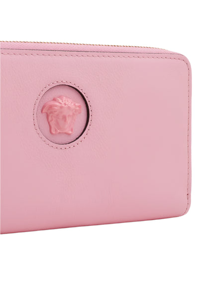 Versace Medusa Leather Zip-Around Wallet