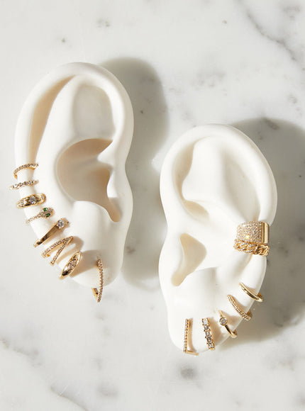 Zoe Lev Diamond Domed Starburst Huggie Earrings