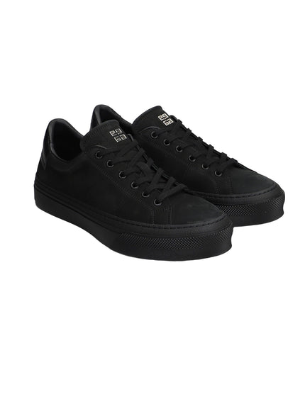 Givenchy Men's City Canvas Suede Low-Top Sneakers