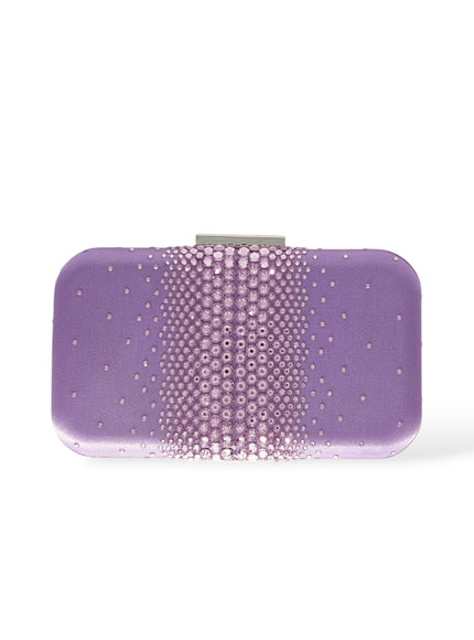 Ariel Taub Ella Lilac Crystal Clutch