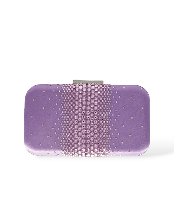Ariel Taub Ella Lilac Crystal Clutch
