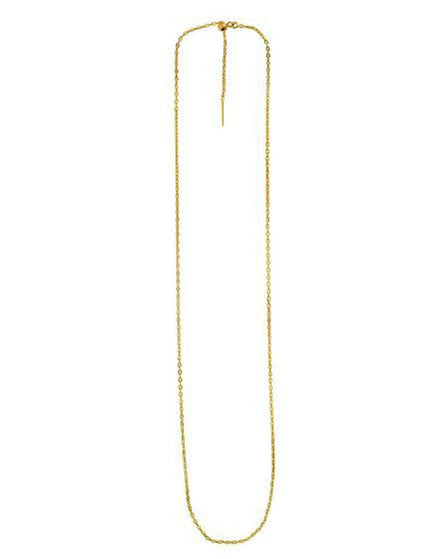 Endless Adjustable Cable Chain in 14k Yellow Gold (1.7mm) - Ellie Belle