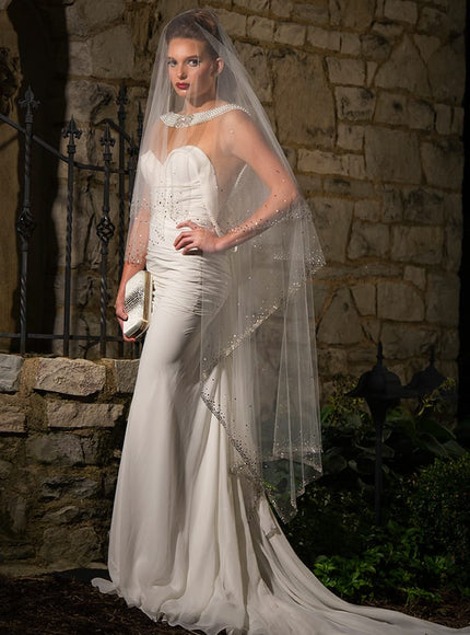 Eternity Two-Tier Waltz Heavy Crystal Veil