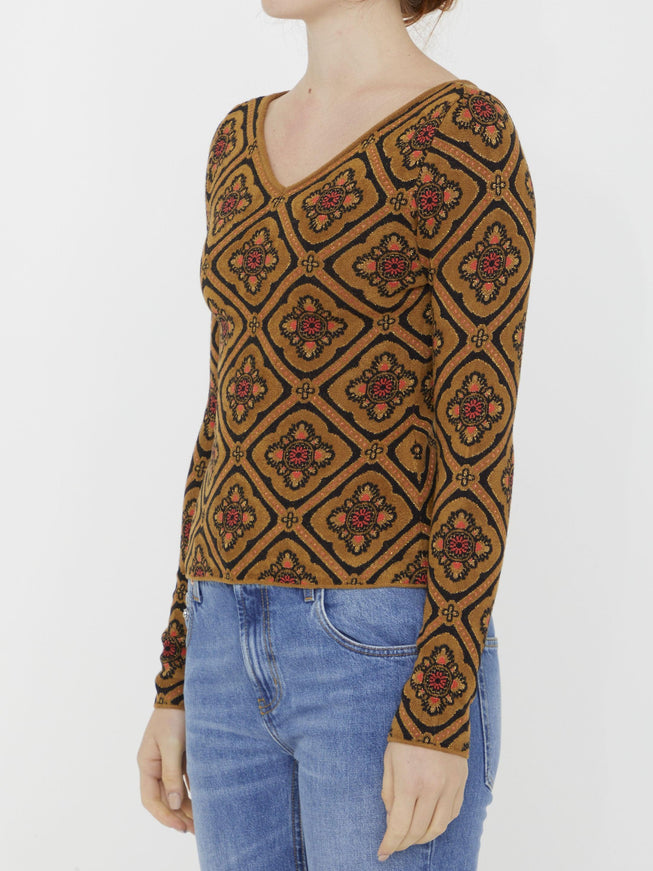 Etro Jacquard Fabric Jumper - Ellie Belle