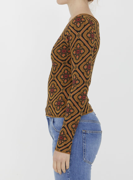 Etro Jacquard Fabric Jumper - Ellie Belle