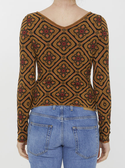 Etro Jacquard Fabric Jumper - Ellie Belle