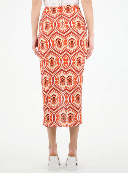 Etro Sarong Skirt With Graphic Print - Ellie Belle