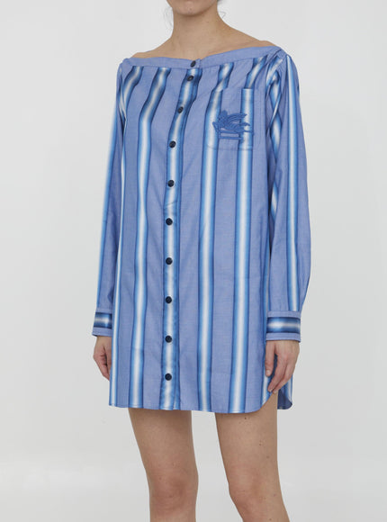 Etro Striped Shirt Dress - Ellie Belle