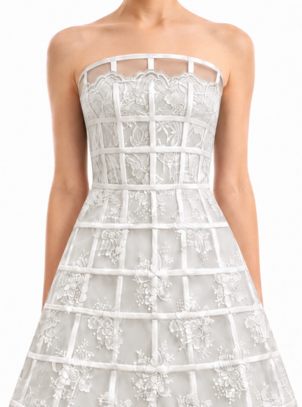 Gemy Maalouf Caged Long Gown