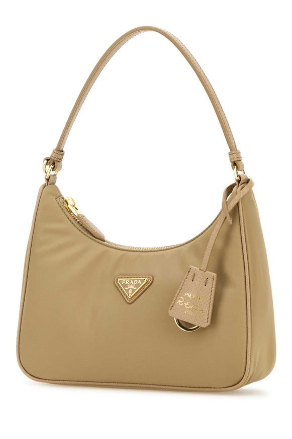 Prada Re-Edition Logo Plaque Shoulder Bag