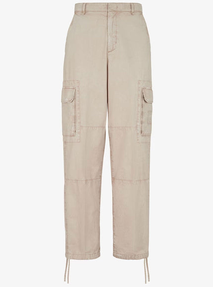 Fendi Beige Cotton Trousers - Ellie Belle