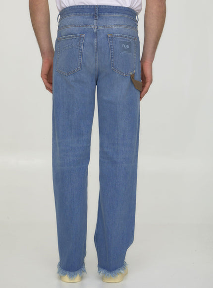 Fendi Blue Denim Jeans - Ellie Belle