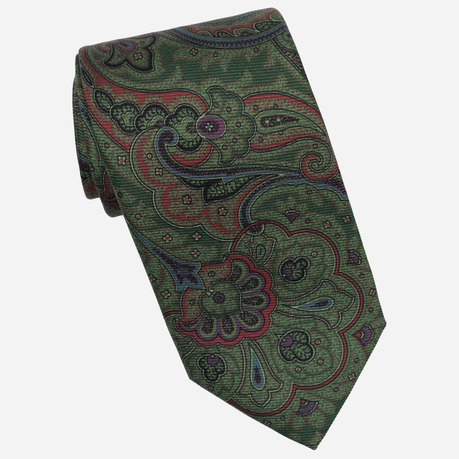 Elizabetta Cosimo Printed Madder Silk Tie