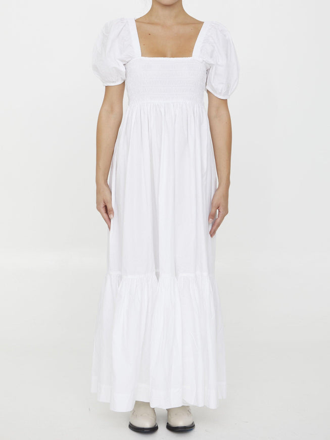 Ganni Cotton Poplin Maxi Dress - Ellie Belle