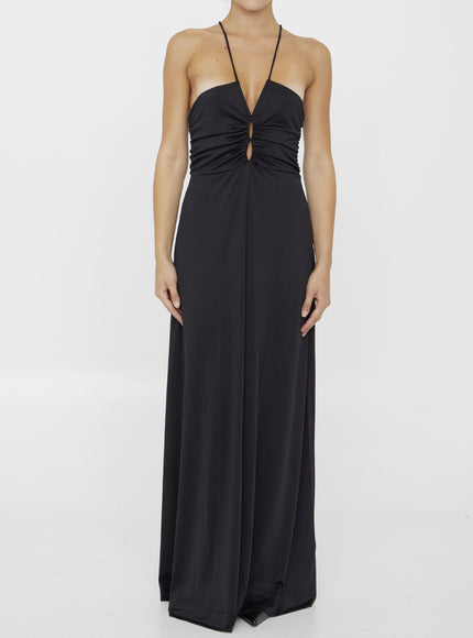 Ganni Crèpe Jersey Maxi Dress - Ellie Belle