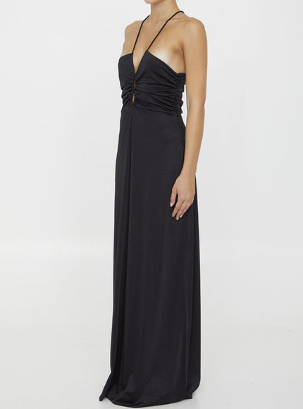 Ganni Crèpe Jersey Maxi Dress - Ellie Belle