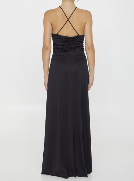 Ganni Crèpe Jersey Maxi Dress - Ellie Belle