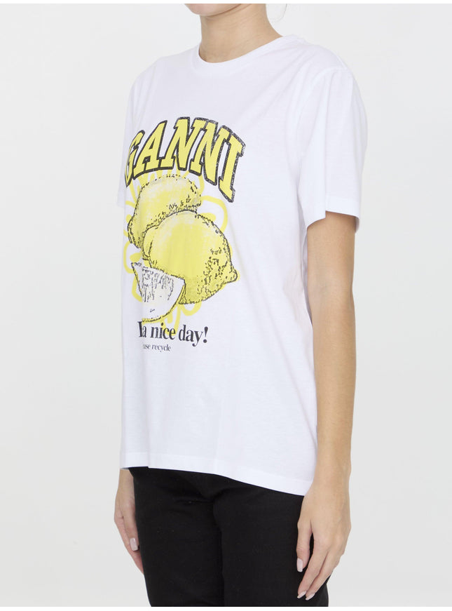 Ganni Lemon T-shirt - Ellie Belle