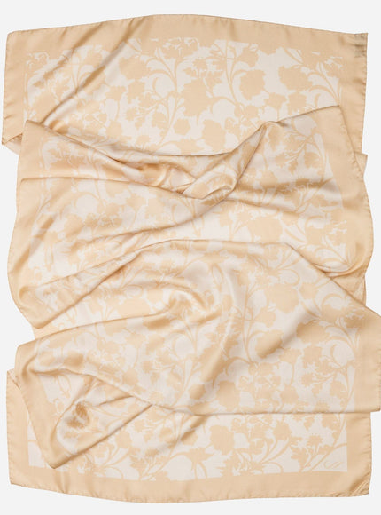 Elizabetta Regina Silk Scarf Shawl - Gold