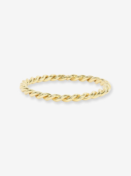 Zoe Lev 14K Gold Twist Band