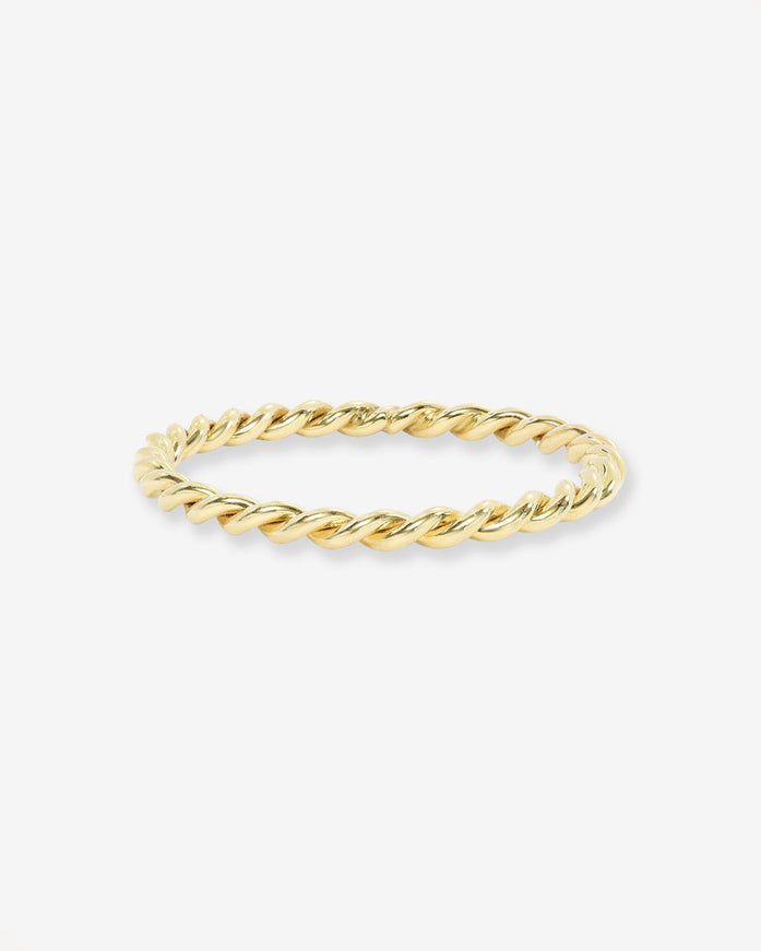 Zoe Lev 14K Gold Twist Band