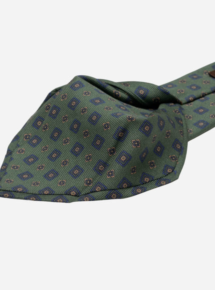 Elizabetta Bertone Printed Madder Silk Tie