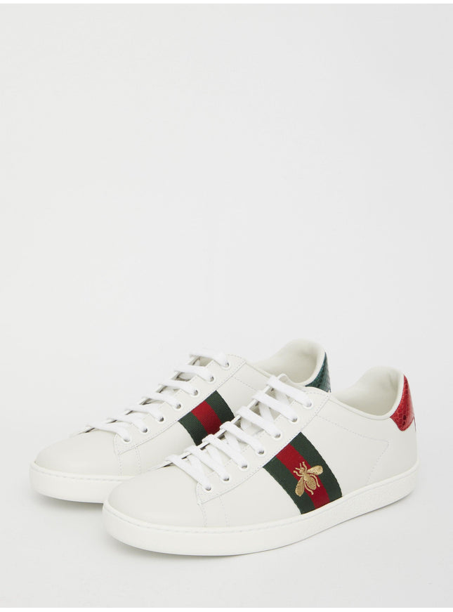 Gucci Ace Sneakers With Bee Embroidery - Ellie Belle
