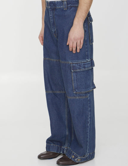 Gucci Cargo Jeans In Denim - Ellie Belle