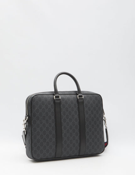 Gucci Gg Briefcase With Shoulder Strap - Ellie Belle