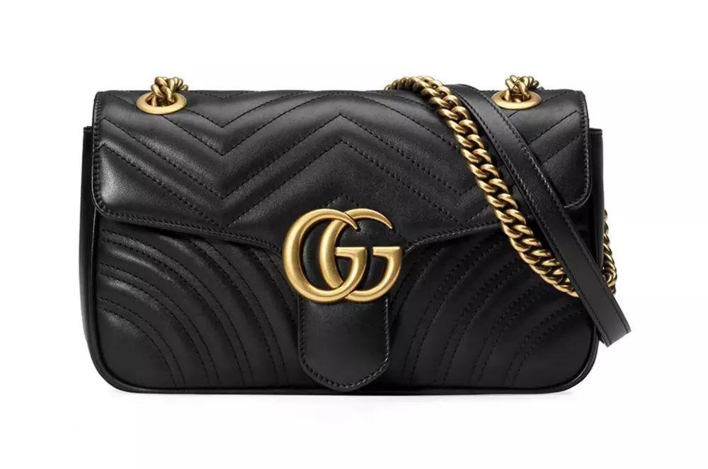 Gucci GG Marmont Crossbody Bag In Black - Ellie Belle