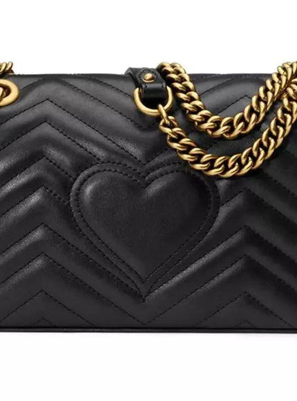 Gucci GG Marmont Crossbody Bag In Black - Ellie Belle