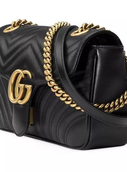 Gucci GG Marmont Crossbody Bag In Black - Ellie Belle