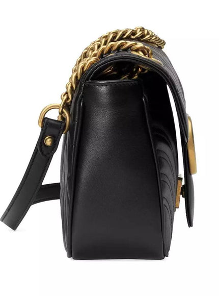 Gucci GG Marmont Crossbody Bag In Black - Ellie Belle