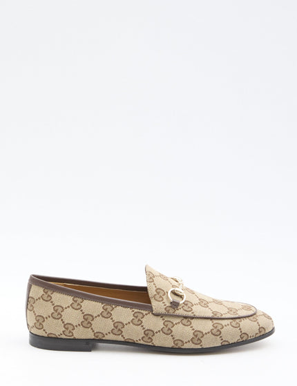 Gucci Jordaan Women's Loafers in Beige-Ebony - Ellie Belle