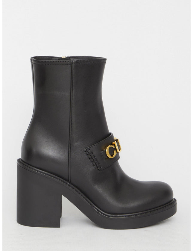 Gucci Leather Ankle Boots - Ellie Belle
