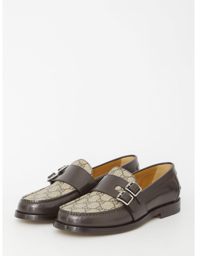 Gucci Buckle Loafers With Gg - Ellie Belle
