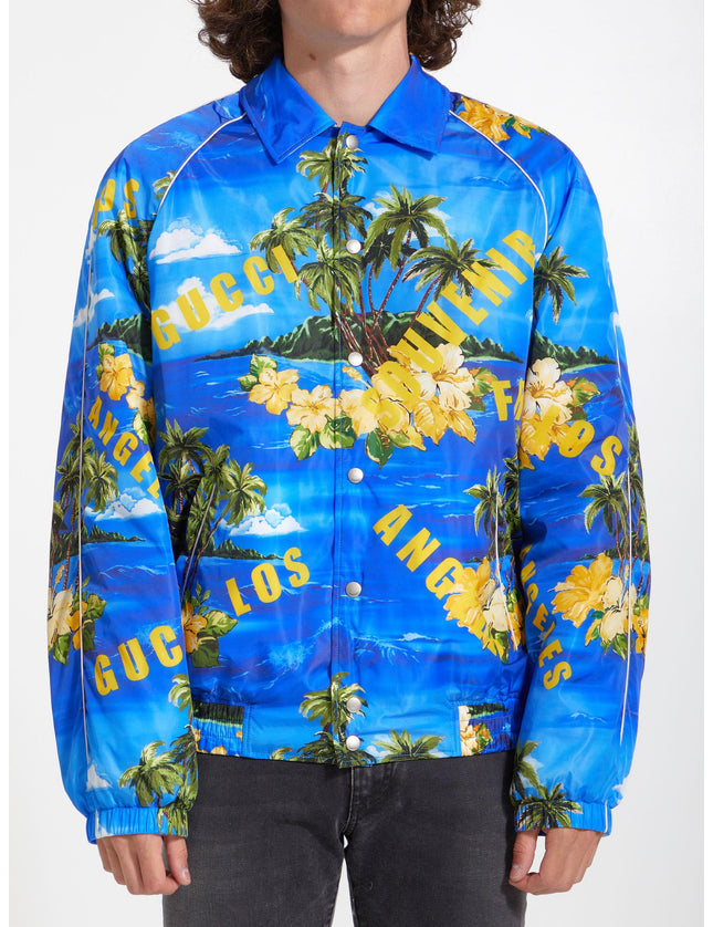 Gucci Nylon Jacket With Print - Ellie Belle