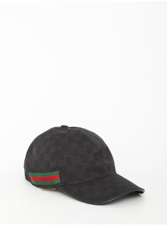 Gucci Original GG Canvas Baseball Hat With Web - Ellie Belle
