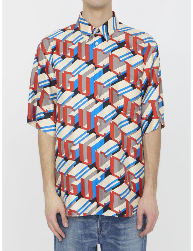 Gucci Pixel Print Shirt - Ellie Belle