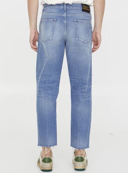 Gucci Washed-out Denim Jeans - Ellie Belle