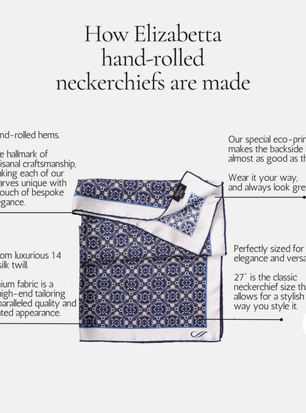 Elizabetta Barbaresco Silk Neckerchief - Red