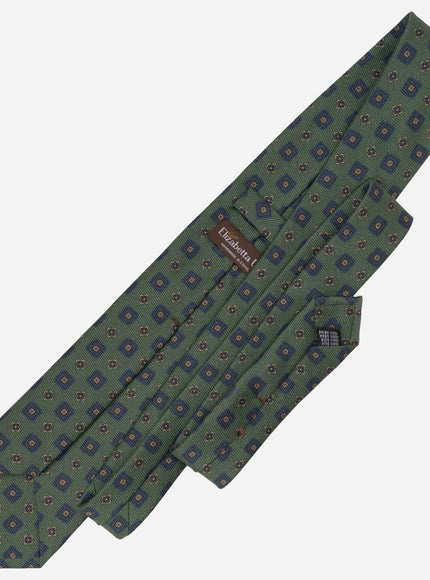 Elizabetta Bertone Printed Madder Silk Tie