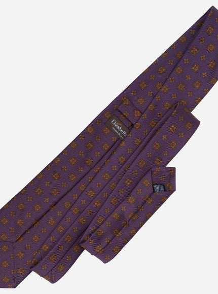 Elizabetta Bertone Printed Madder Silk Tie