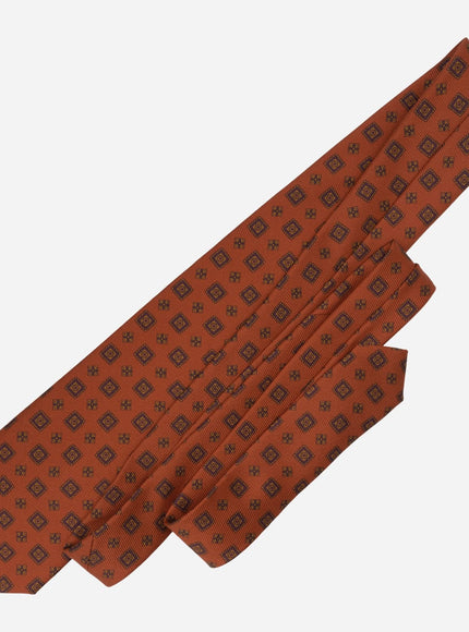 Elizabetta Bertone Printed Madder Silk Tie
