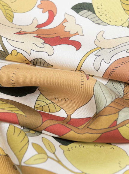 Elizabetta Anthea Silk Foulard - Ivory