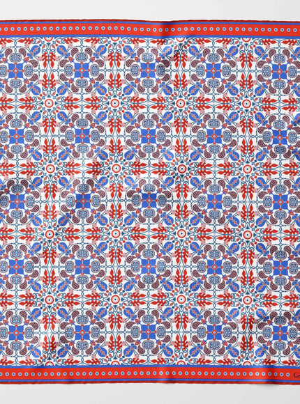 Elizabetta Barbaresco Silk Neckerchief - Red