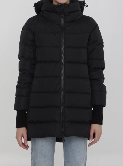 Herno Down Jacket In Nylon Black - Ellie Belle